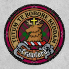 Clan Crawford Crest sur Tartan