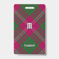 Clan Crawford Tartan Badge
