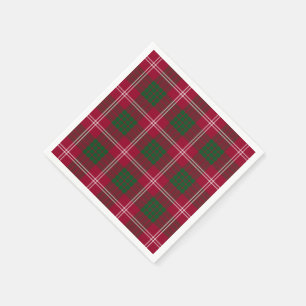 Clan Crawford Tartan Plaid Napkin