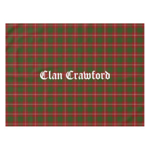 Clan Crawford Tartan Tablecloth