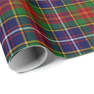 Clan Crozier Tartan Wrapping Paper