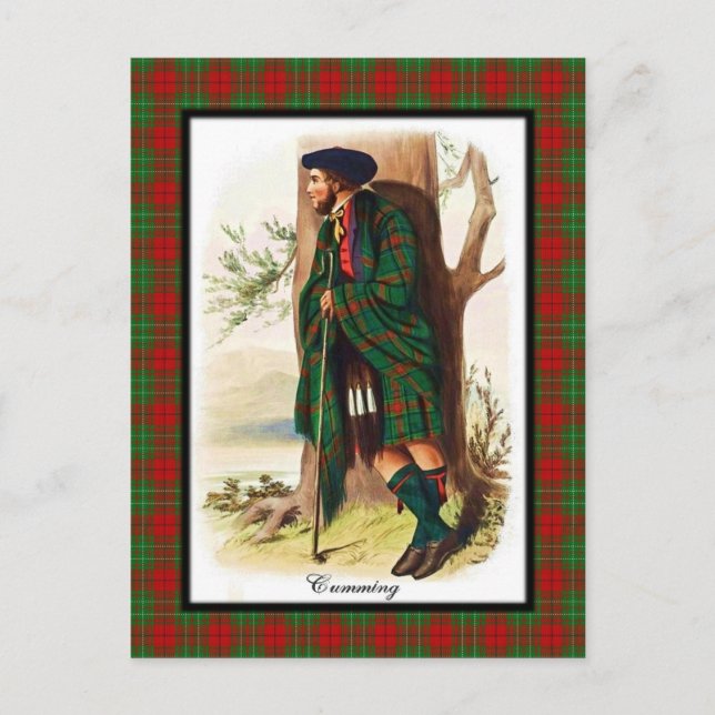 Clan Cumming Scottish Dreams Postcard (Front)