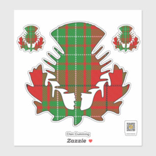 Clan Cumming Sticker de chardon