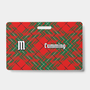 Clan Cumming Tartan Badge