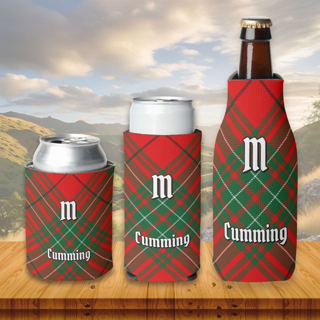 Clan Cumming Tartan Bottle Cooler (Creator Uploaded)