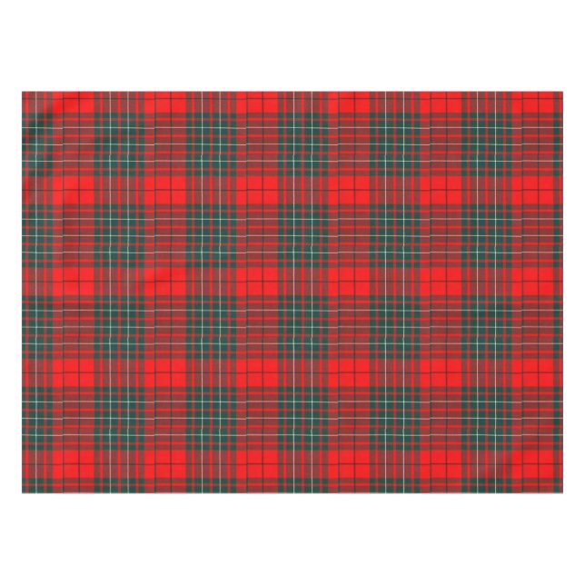 Clan Cumming Tartan Tablecloth (Front (Horizontal))