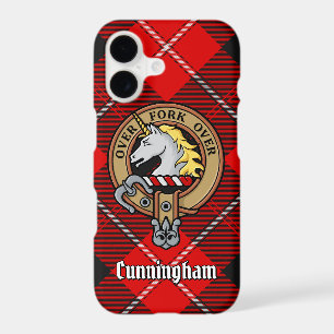 Clan Cunningham Crest sur Tartan