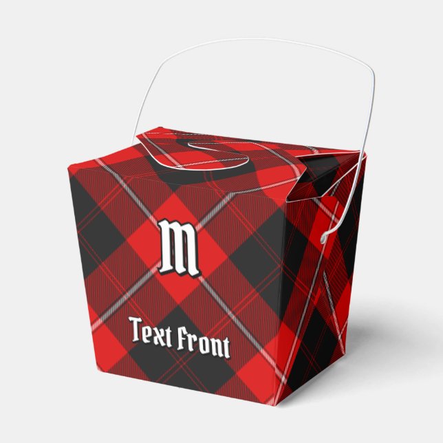 Clan Cunningham Tartan Favor Box (Front Side)