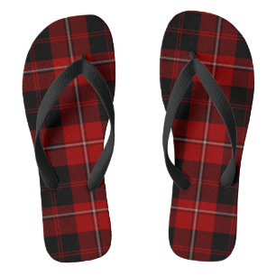 Clan Cunningham Tartan Plaid Flip Flops
