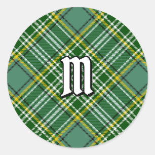 Clan Currie Tartan Classic Round Sticker