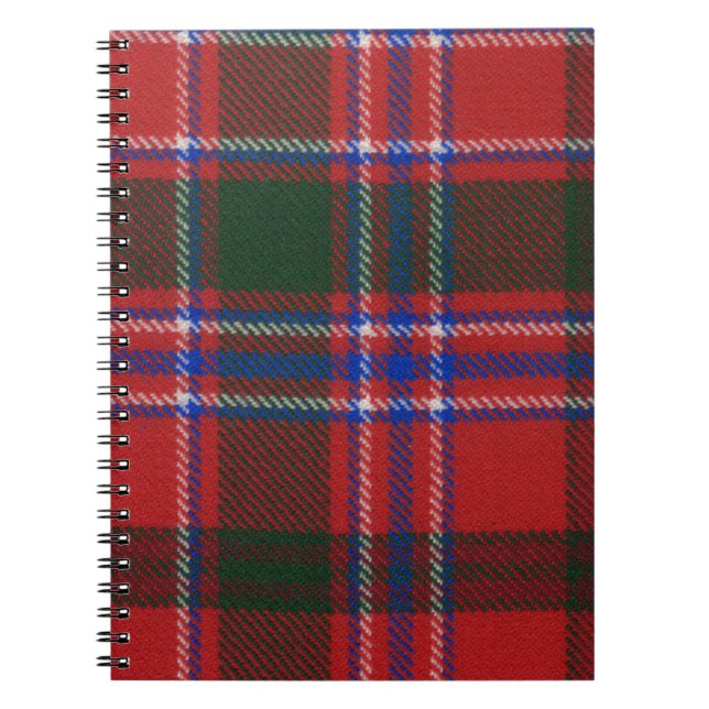 Clan Dalzell Tartan Notebook (Front)