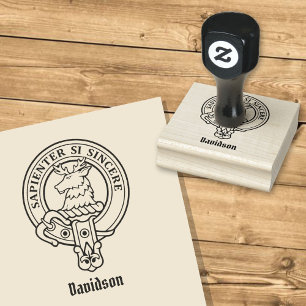 Clan Davidson Crest Rubber Stamp