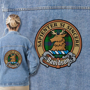 Clan Davidson Crest sur Tartan