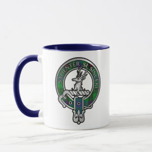 Clan Davidson Crest & Tartan Mug