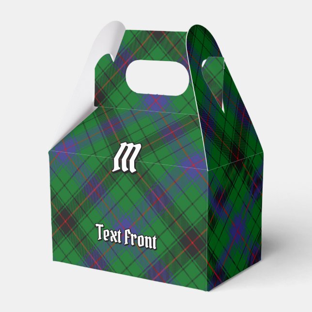 Clan Davidson Tartan Favor Box (Front Side)