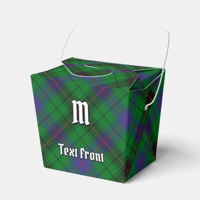 Clan Davidson Tartan Favor Box (Front Side)