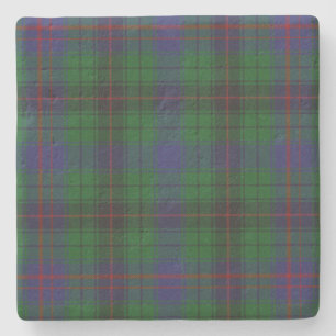 Clan Davidson Tartan Plaid Stone Coaster