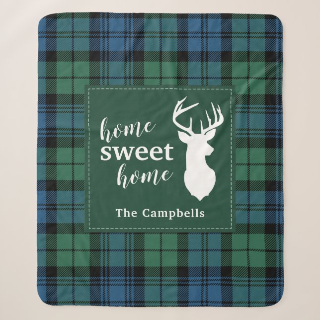 Clan de Noël Tartan personnalisé Campbell Plaid (Devant)