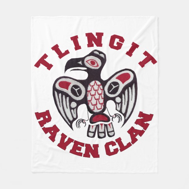 Clan de Raven de Tlingit 50"" couverture de (Devant)