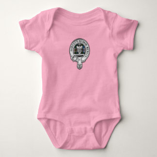 Clan Donnachaidh (Robertson) Crest & Dress Tartan Baby Bodysuit