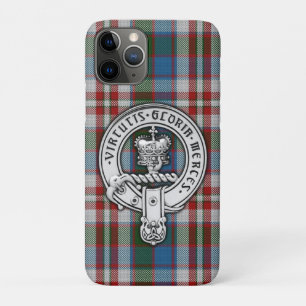 Clan Donnachaidh (Robertson) Crest & Dress Tartan iPhone 11 Pro Case