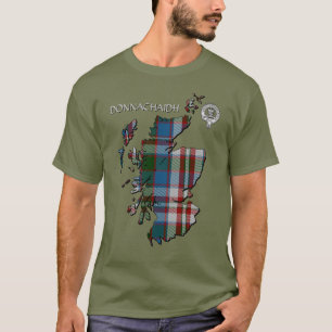 Clan Donnachaidh (Robertson) Crest & Dress Tartan T-Shirt