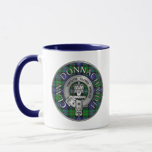 Clan Donnachaidh /Robertson Crest & Hunting Tartan Mug