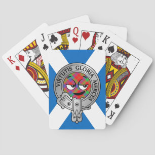 Clan Donnachaidh Robertson Crest & Tartan Bicycl Playing Cards