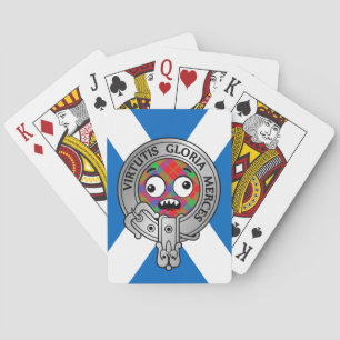 Clan Donnachaidh   Robertson Crest & Tartan Bicycl Playing Cards