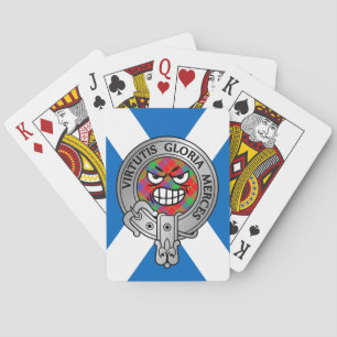 Clan Donnachaidh Robertson Crest & Tartan Bicycl Playing Cards