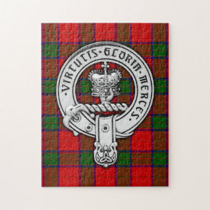 Clan Donnachaidh (Robertson) Crest & Tartan Jigsaw Puzzle