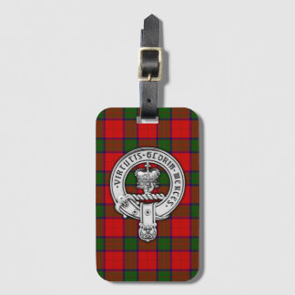 Clan Donnachaidh (Robertson) Crest & Tartan Luggage Tag