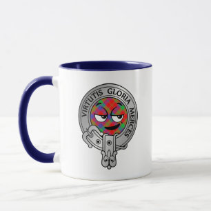 Clan Donnachaidh   Robertson Crest & Tartan Mug