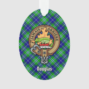 Clan Douglas Crest sur Tartan