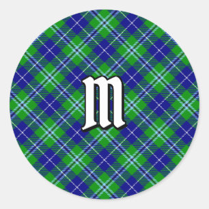 Clan Douglas Tartan Classic Round Sticker
