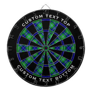 Clan Douglas Tartan Dartboard
