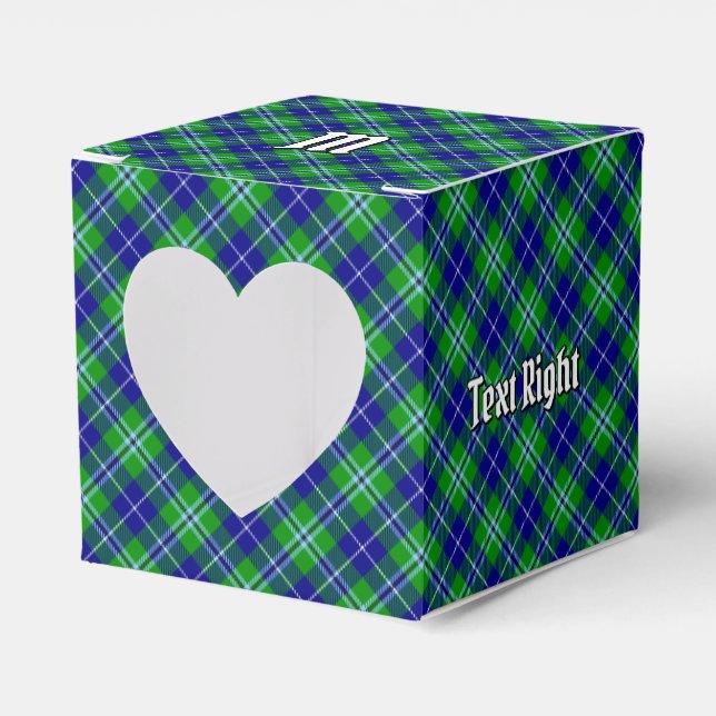 Clan Douglas Tartan Favor Box (Front Side)