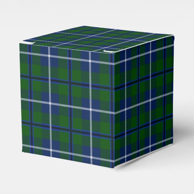 Clan Douglas Tartan Favor Box (Front Side)