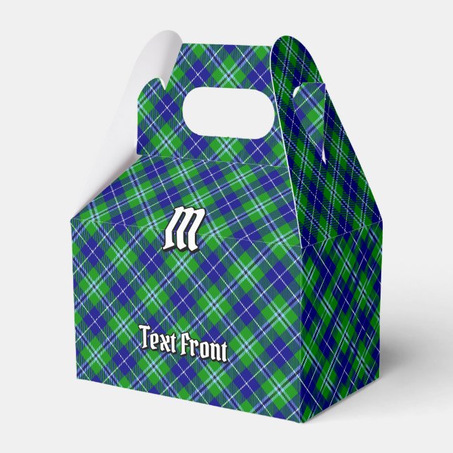 Clan Douglas Tartan Favor Box (Front Side)