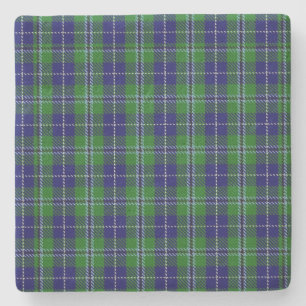 Clan Douglas Tartan Plaid Stone Coaster