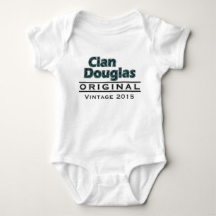 Clan Douglas Vintage Customize Your Birthyear Baby Bodysuit