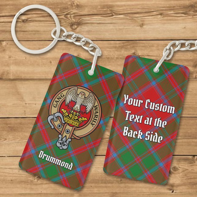 Clan Drummond Crest sur Tartan (Créateur téléchargé)