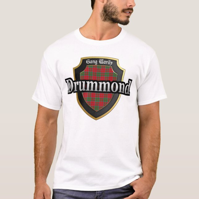Clan Drummond Scotland Tartan Dynasty T-Shirt (Front)