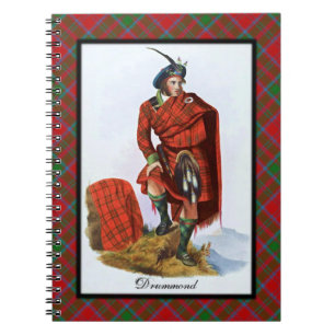 Clan Drummond Scottish Highland Dreams Notebook