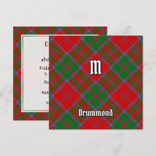 Clan Drummond Tartan Invitation