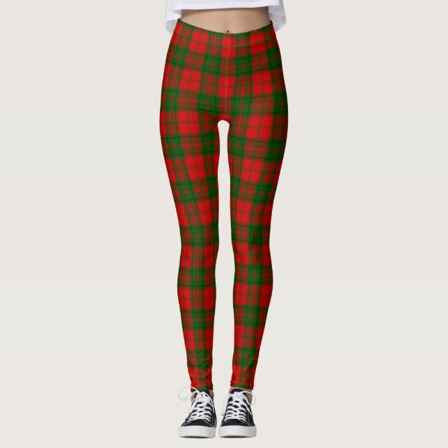 Clan Drummond Tartan Leggings (Front)