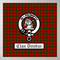 Clan Dunbar Crest Badge & Tartan