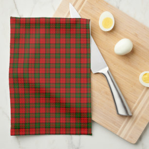 Clan Dunbar Tartan Pattern Kitchen Towel