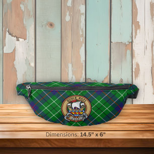 Clan Duncan Crest over Tartan Fanny Pack