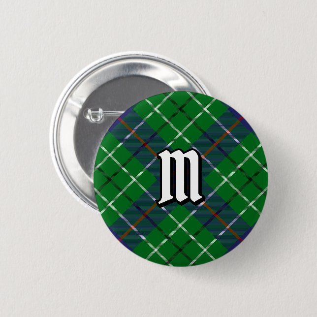 Clan Duncan Tartan 2 Inch Round Button (Front & Back)